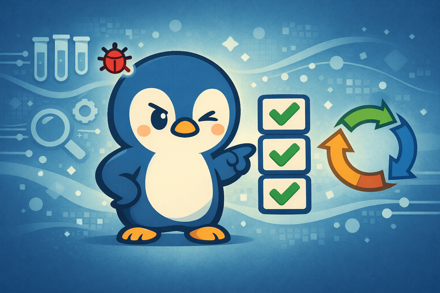 TDDとCI/CDパイプラインの連携図